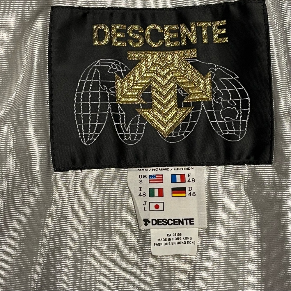Descente Ski Snowboard Jacket Men’s Small Yellow Dermizax Waterproof Full Zip - Picture 8 of 14